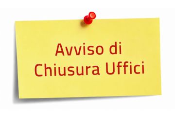 Chiusura temporanea Ufficio Anagrafe e Stato Civile